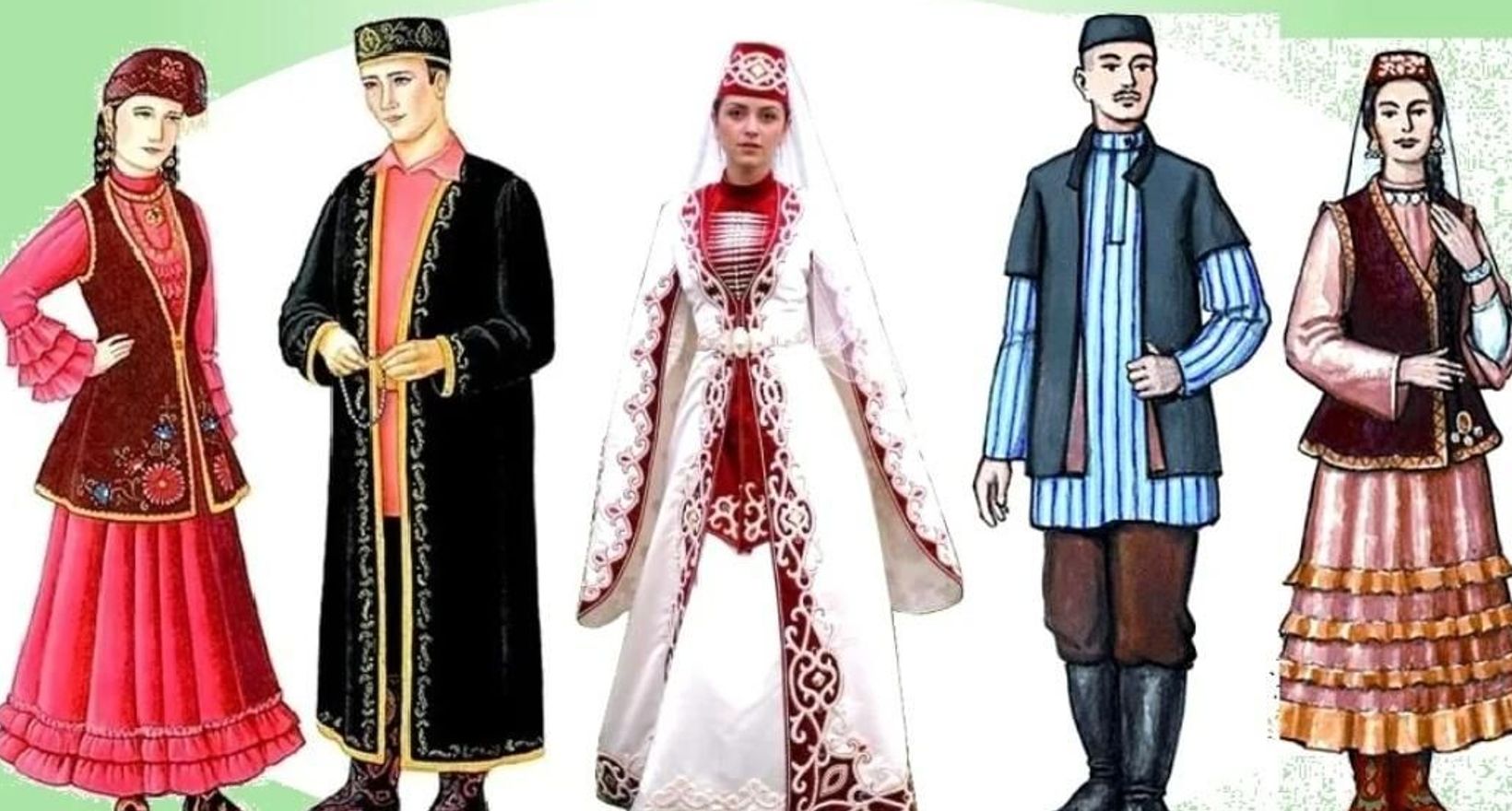 Национальные костюмы татарского народа