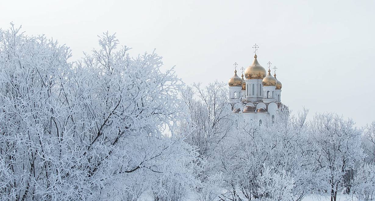 Крещенские морозы рисунок