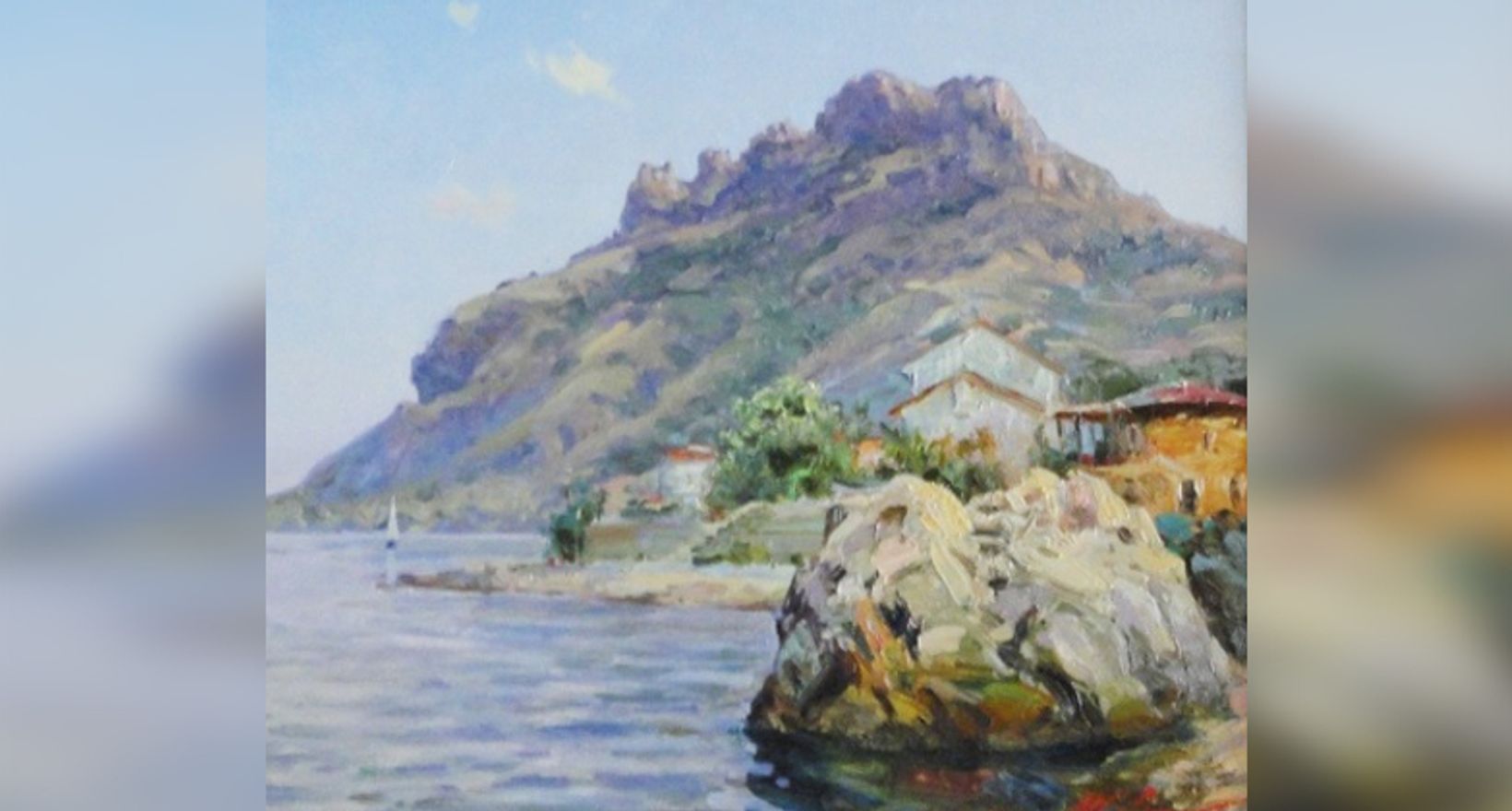 Выставка двух картин «Крымский пейзаж»