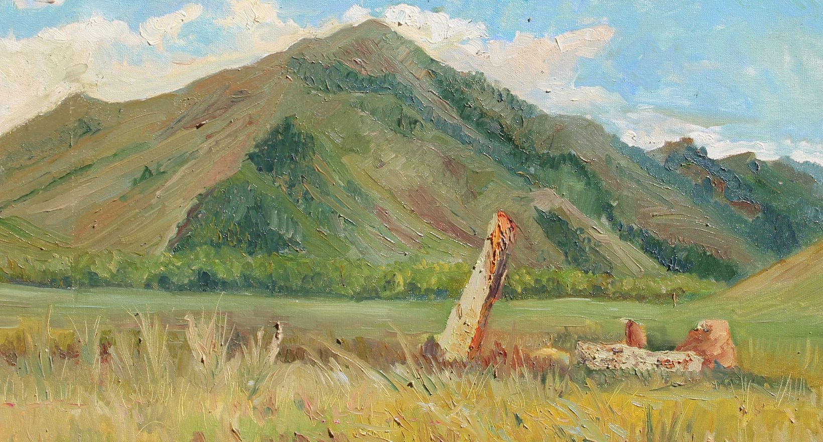 Под белыми облаками